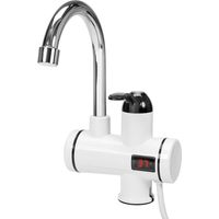 FALA de Wasserhahn mit de Warmwasserbereiter und LED-Anzeige, 3 kW (3000 W), 220 V, 360 °, mit Kartusche de Keramik de hohe Qualität, elektrische Armatur für Bad, Hauswirtschaftsraum, Küche, Camping,