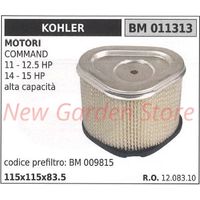 Filtro aria KOHLER trattorino rasaerba COMMAND 11 12.5 HP 14 15 HP 011313