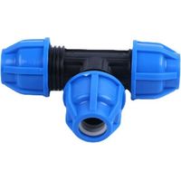 Connecteur de tuyau d'arrosage en T Raccord de raccord en plastique Raccord de tuyau d'arrosage Connecteur de tuyau d'arrosage - 20 mm