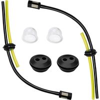 2-teiliges Universal-Kraftstofffilter-Set, Gummikraftstoffschlauch für Freischneider, Filter-Primerpumpe, Kraftstofftankdichtung, für Rasentrimmer, Freischneider - Crezuo