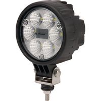 LED-Arbeitsleuchte, rund, 29 W, 2500 lm, 10/30 V, diffuses Licht, mit Deutsch-Stecker, 6 LEDs, Kramp LA10003