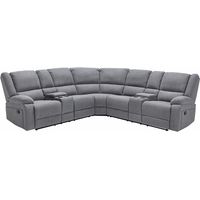 PRAGA CORNER FABRIC RECLINER SOFA