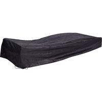 Funda HHG-652, cubierta de lona protectora, muebles de jardín tumbona exterior, 40x200x85cm, antracita