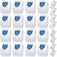 Lot de 24 aspirateur pour Miele Gn 3D Classic C1 Complete C2 C3, S227, S400i, S600, S800 Airclean 3d efficacité sacs à poussière remplacer Miele Gn aspirateur sac à poussière partie
