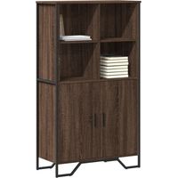 vidaXL Credenza Rovere Marrone 79,5x35,5x137,5 cm in Legno Multistrato