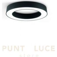 GLOBUS PLAFONIERA A LED 3000+4000K 3410LM 40W CCT D.60CM NERO DIMMERABILE