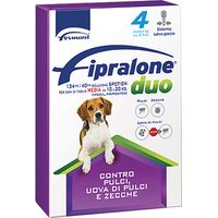 ANTIPARASSITARIO FIPRALONE DUO CANE FORMEVET - KG 10/20 CF=PIPETTE 4- 1 confezioni