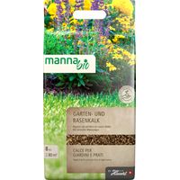 Chaux de jardin biologique Manna Bio chaux pour gazon 8kg algues de mer activateur de sol condirionneur de sol
