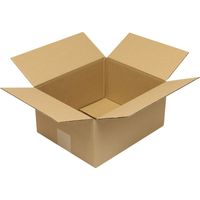 Faltkarton 1-wellig Höhenrillung Maße 200x150x150mm Qualität 1.20 B braun braun