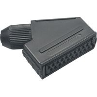 BKL Electronic 0903014 Scart-Steckverbinder Buchse, gewinkelt Polzahl: 21 Schwarz 1 St.