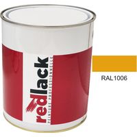 Kanne 3L Lack Mehrzweckfarbe – RAL 1006 – Maisgelb – Seidenmatt – für verschiedene Oberflächen – Redlack