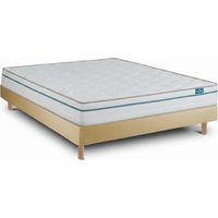 Conjunto Cloud One e Sommier Bege - Colchão e Cama