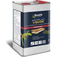Bostik AGOPLAC LIQUIDE – Colle Néoprène Liquide Haute Performance – Prise Immédiate– Placage Stratifiés & Assemblage Multi-Matériaux – Bidon 5L