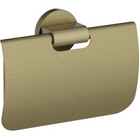 Inda - Portarotolo basculante con coperchio One bronzo