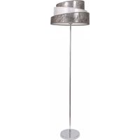 Pie salon colonia cromo/plata-blanco 1xe27 153x40x40 cm