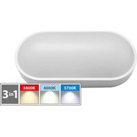 PLAFONIERA LED OVALE 'BV' 12W - 800 lumen