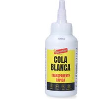 Colle Blanche Supertite Sèche Transparente 120g Séchage Transparent, Multi-matériaux - Supertite