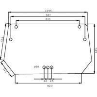 Heckscheibe oben UNIVERSAL D7705