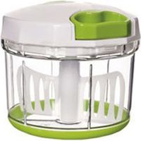 Tritatutto manuale grande 3 lame in acciaio mixer frusta monta e mescola per casa cucina da 900ml movimento a corda
