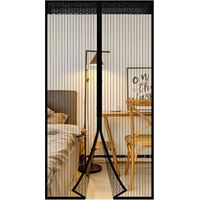 Moustiquaire magnétique porte moustiquaire rideau magnétique moustiquaire 150x220cm moustiquaire fermeture automatique moustiquaire pour porte balcon salon porte patio pose adhésive sans perçage