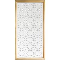 PINCERS - Moduli Decorativi in Legno e PVC - Colore: bianco - Misura: 47x94 cm