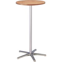 MAUL, Mange-debout Ø 600 mm, hauteur 1100 mm, piétement argent