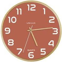 Unilux Baltic Wanduhr orange Durchmesser 31,5 cm