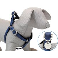 Pettorina similpelle Mylord Regolabile cm 50-75x20Mmblu Nav: Pettorina similpelle Mylord Regolabile Blu Nav