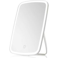 Makeup Mirror Touch Screen Vanity Mirror with LED Brightness Adjustable Portable USB Rechargeable