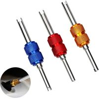Démonte Obus de Valve,Demonte Valve Pneu Outil,Démonte Obus Valve,Démonte Obus Valve,Demonte Valve Pneu Double Tête, Outils de Reparation de Valve des Pneus pour Dépose de Valve de Pneu, 3PCS