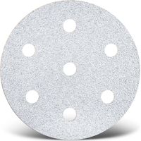 MENZER White Klett-Schleifscheiben, 90 mm, 7-Loch, f. Exzenterschleifer, Normalkorund (50 Stk.) K180