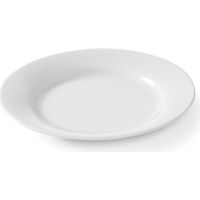 Plato de porcelana blanca OPTIMA, diámetro 160 mm, juego de 12 - Hendi 770849