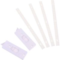 Lot de 2 Loquets à Bascule Blancs pour Fenêtre Coulissante Verrous de Remplacement Ressort Accessoires pour Réparation et Verrouillage Fiable des Fenêtres Pliantes Résidentielle