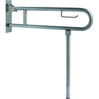 Barra orizzontale maniglione di supporto acciaio inox lucido 80 cm nofer 15206.B