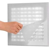 Kit filtre de ventilation pour prises d'air de chauffage et grilles de climatisation Filtre à air électrostatique en coton