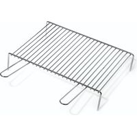 Grillrost 50 x 35 cm aus chromiertem Stahl mit robuster Konstruktion