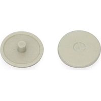 tapa plástico j10. diámetro 13mm - italiana ferramenta acabado gris ( color:000000 100)