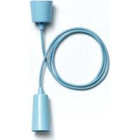 SET Douille Déco câble 2M bleu pastel - DROPCAPPENDANTBL - Plumen