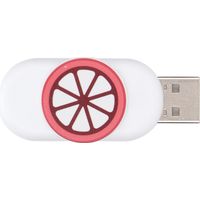 Clé USB Mangosteen 16GB Design Mini Mignon - Mémoire Flash Portable en Forme de Bouton