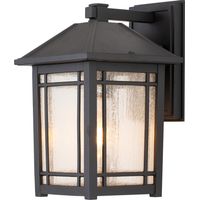 Elstead Quoizel Cedar Lanterne murale d'extérieur noire, IP44