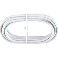 Cable plastificado portavisillo blanco 0,4 cm x 3 m