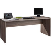 Scrivania con traverso 178x69xh75 cm Linea Disegno - Rovere Tartufo