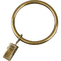 Anneaux de rideau Crochets de rideau de douche Anneaux Anneaux de rideau de douche, balcon Bronze Diamètre intérieur 32mm10Chaque