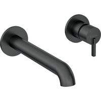 Deante Silia grifo de lavabo negro mate diseño minimalista