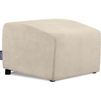KONSIMO CARO Moderne Sitzhocker für das Wohnzimmer, Creme