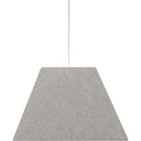 Suspension Candellux Standard tissu gris chromé Ø35 E27