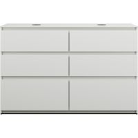 burgbad Lin20 Waschtischunterschrank inklusive Konsolenplatte, 2