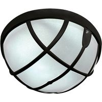 Luminaria hermética negra E27 15W IP65 aqua opaca negra Ideus 02632