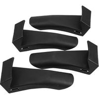 4pcs Protecteurs de Mâchoires, Couvercle de Pince de Changeur de Pneu à Angle courbé Protecteurs de Mâchoires de Protection Housses de Protection pour Changeur de Pneu Accessoire (Coin)