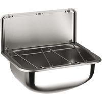 Sanela - Évier suspendu 45x34 cm, inox mat SLVN 04